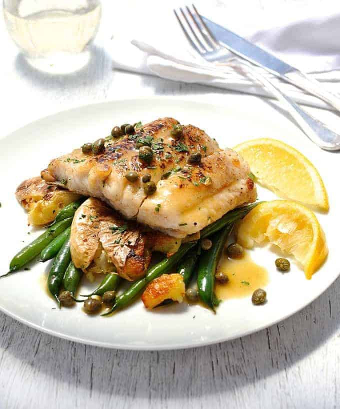 Fish Recipes For Dinner
 Fish Piccata With Crispy Smashed Potatoes 15 Minute Meal