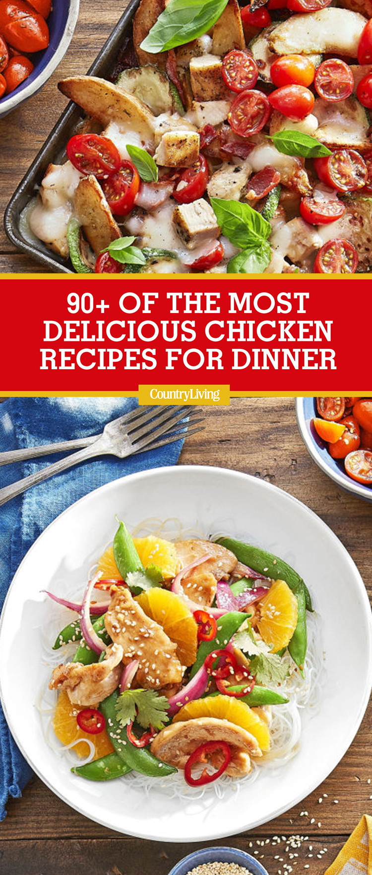 Food Recipes For Dinner
 93 Best Chicken Dinner Recipes 2017 Top Easy Chicken