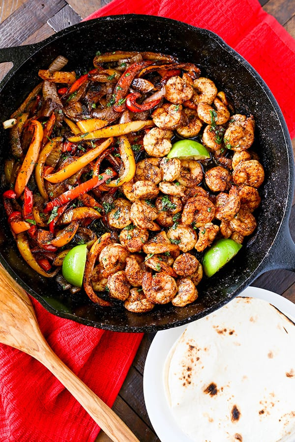 Food Recipes For Dinner
 Skillet Shrimp Fajitas Easy Dinner Recipe No 2 Pencil
