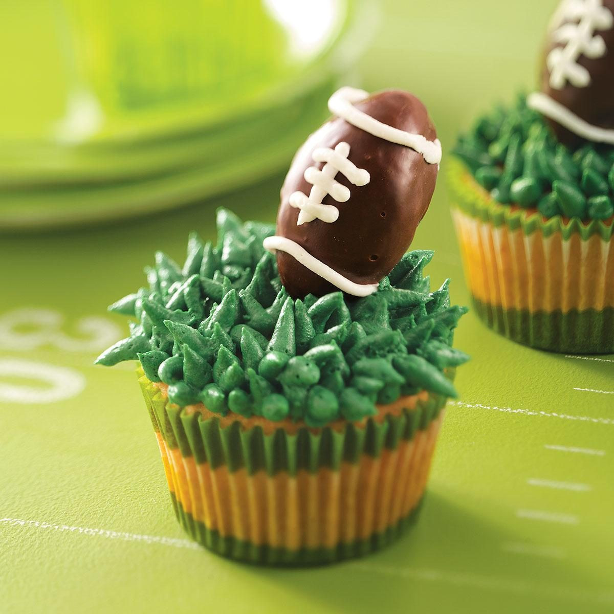 Football Desserts Recipes
 Truffle Football Cupcakes Recipe