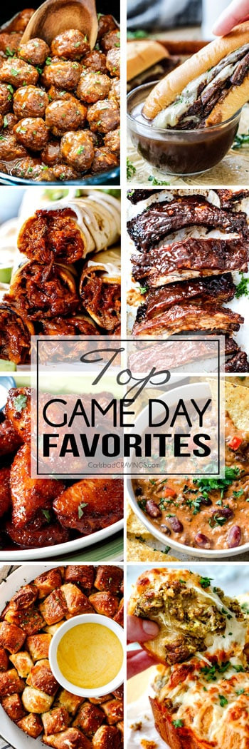 Football Dinners Recipes
 Top Game Day Recipes Carlsbad Cravings