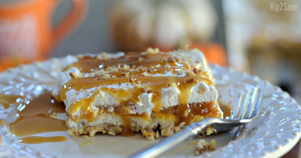 Four Layer Dessert
 Satisfy Your Inner Pumpkin aholic with this 4 Layer