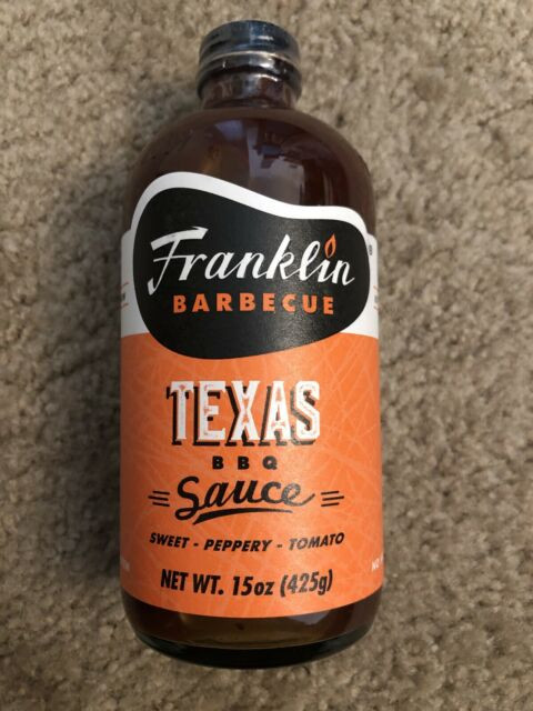 Franklin Bbq Sauce
 Franklin’s Barbecue Texas BBQ Sauce 15 Oz New
