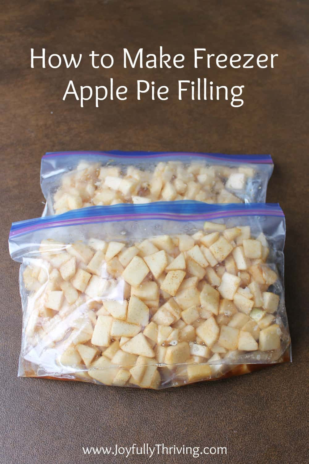 Freezer Apple Pie
 How to Make Freezer Apple Pie Filling & Apple Pie Kits