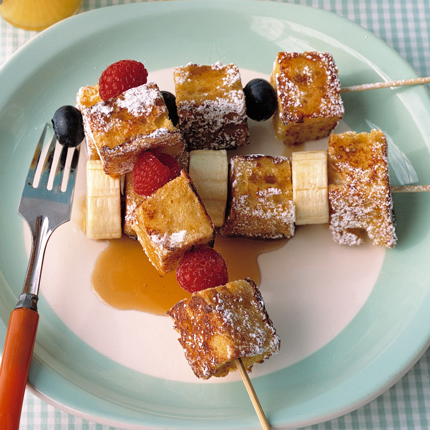 French Brunch Recipes
 French Toast Kebabs Recipe