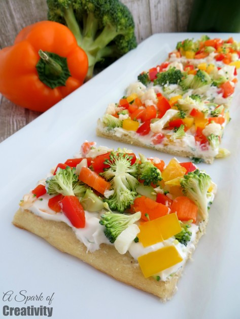 Fresh Vegetable Appetizers
 Easy Ve able Pizza Appetizer A Spark of Creativity