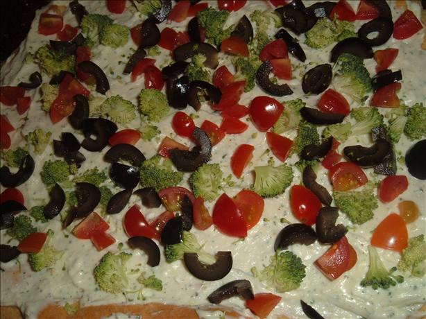 Fresh Vegetable Appetizers
 Fresh Ve able Pizza Appetizer Recipe Food