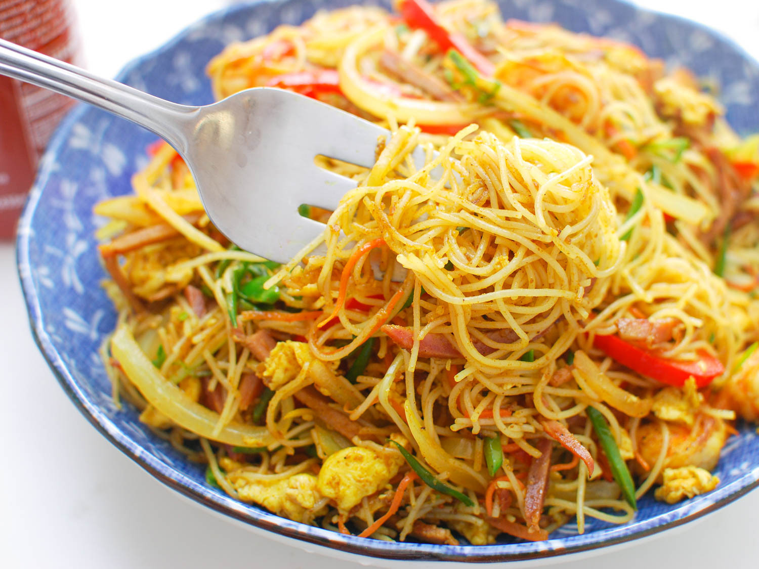 Fried Rice Noodles
 Singapore Style Stir Fried Rice Noodles For 2 persons