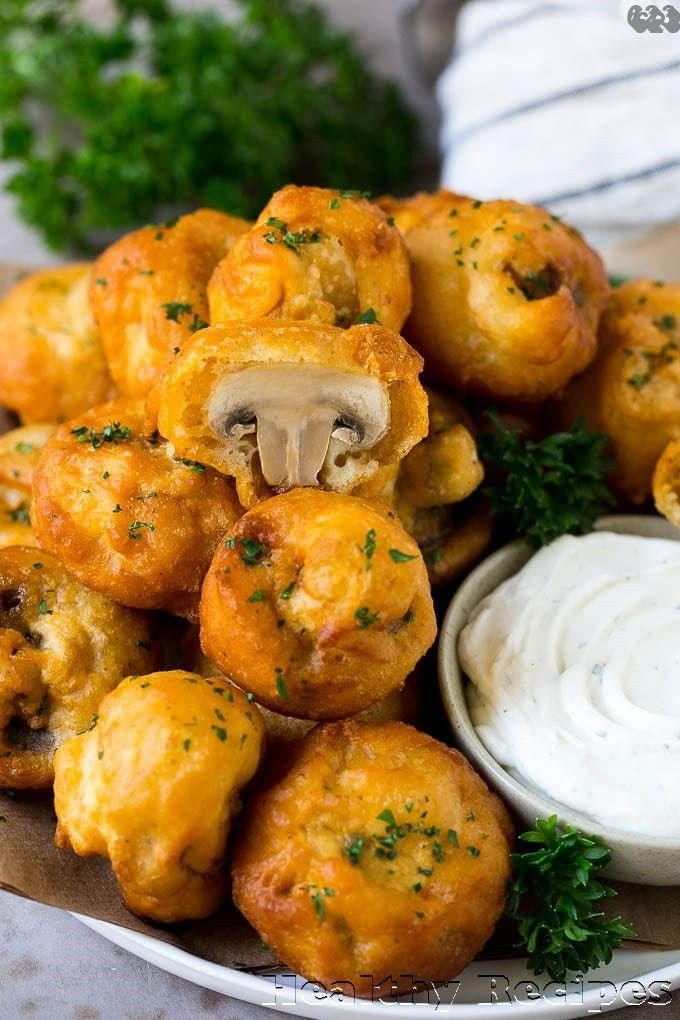 Fried Stuffed Mushroom
 TIPS FOR FRIED MUSHROOMS Healthy Recipe in 2020