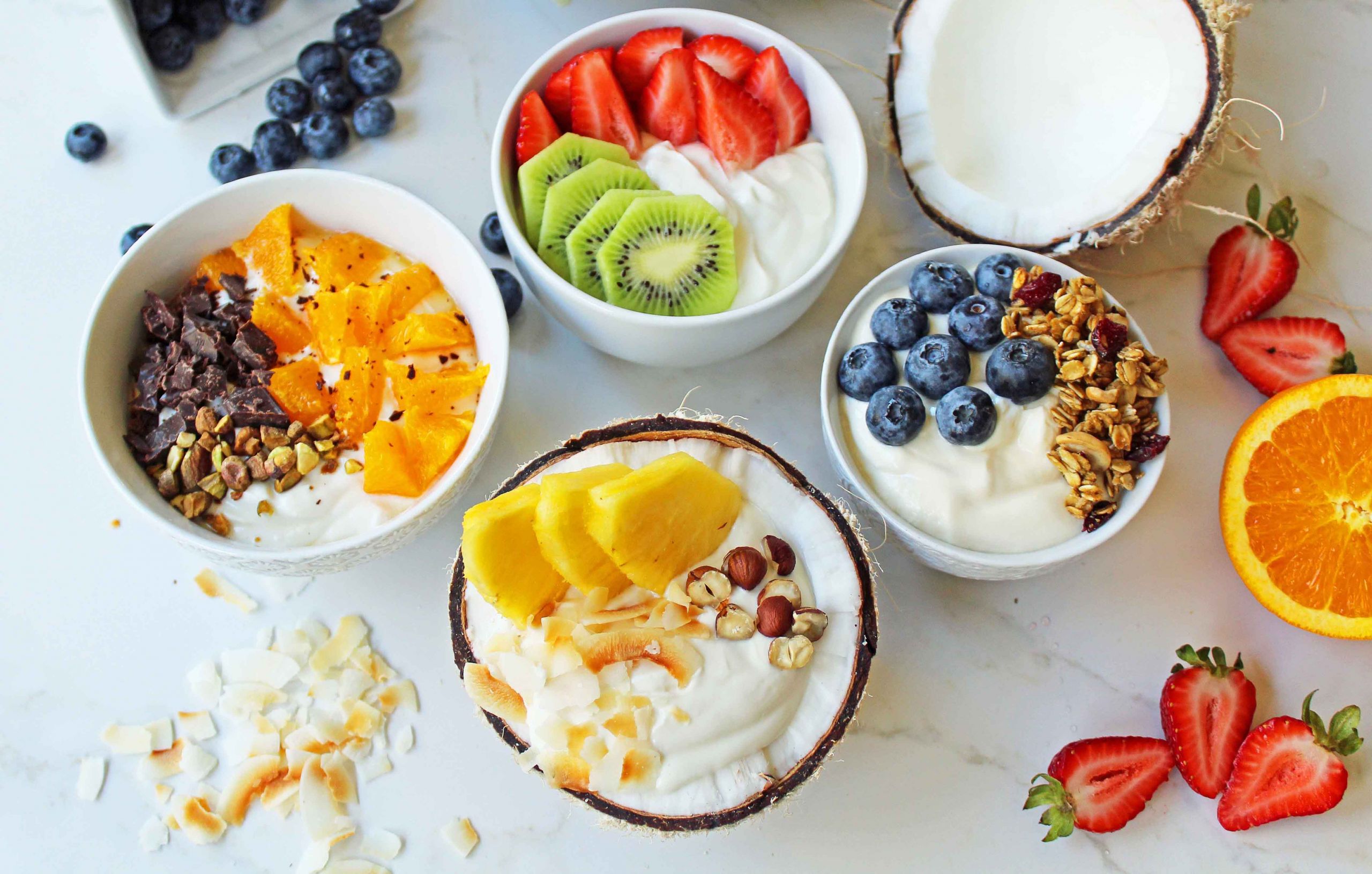 Frozen Breakfast Bowls
 Greek Yogurt Breakfast Bowls with Toppings – Modern Honey