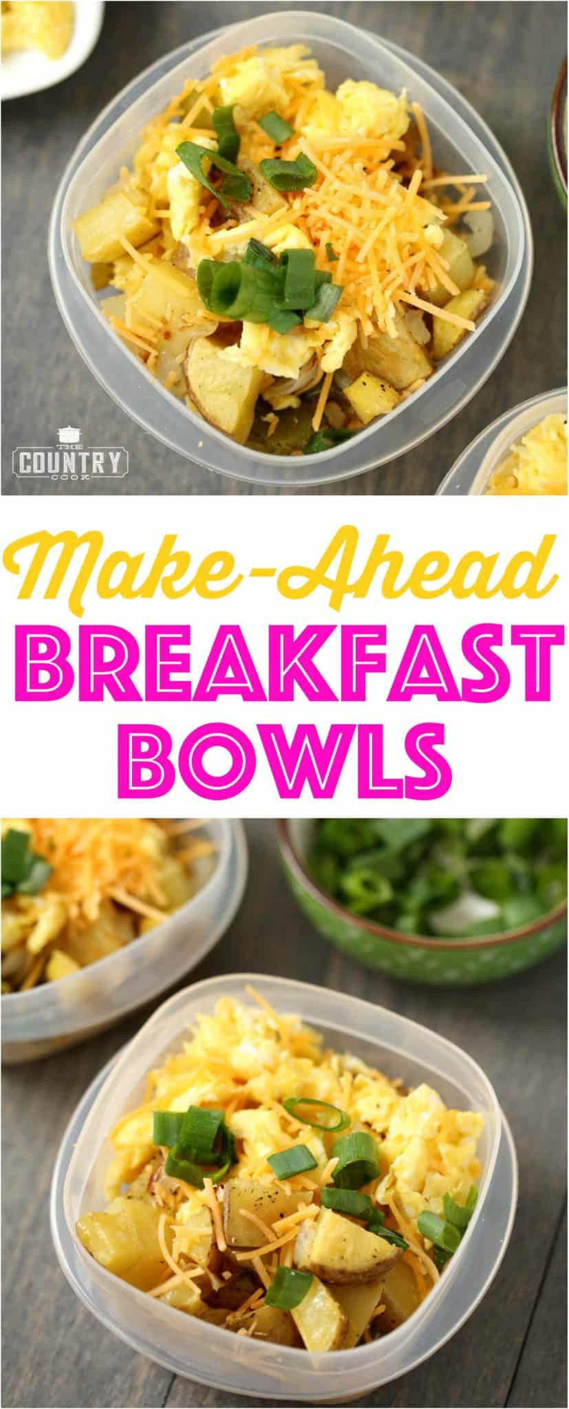 Frozen Breakfast Bowls
 Make Ahead Breakfast Bowls The Country Cook