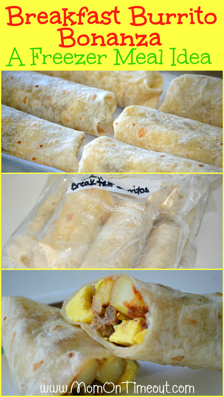 Frozen Breakfast Burrito Recipe
 Breakfast Burrito Bonanza A Freezer Meal Idea Mom