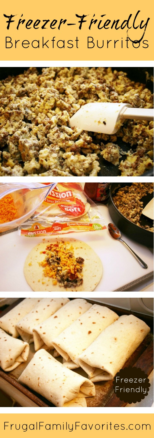 Frozen Breakfast Burrito Recipe
 Easy Freezer friendly Breakfast Burritos