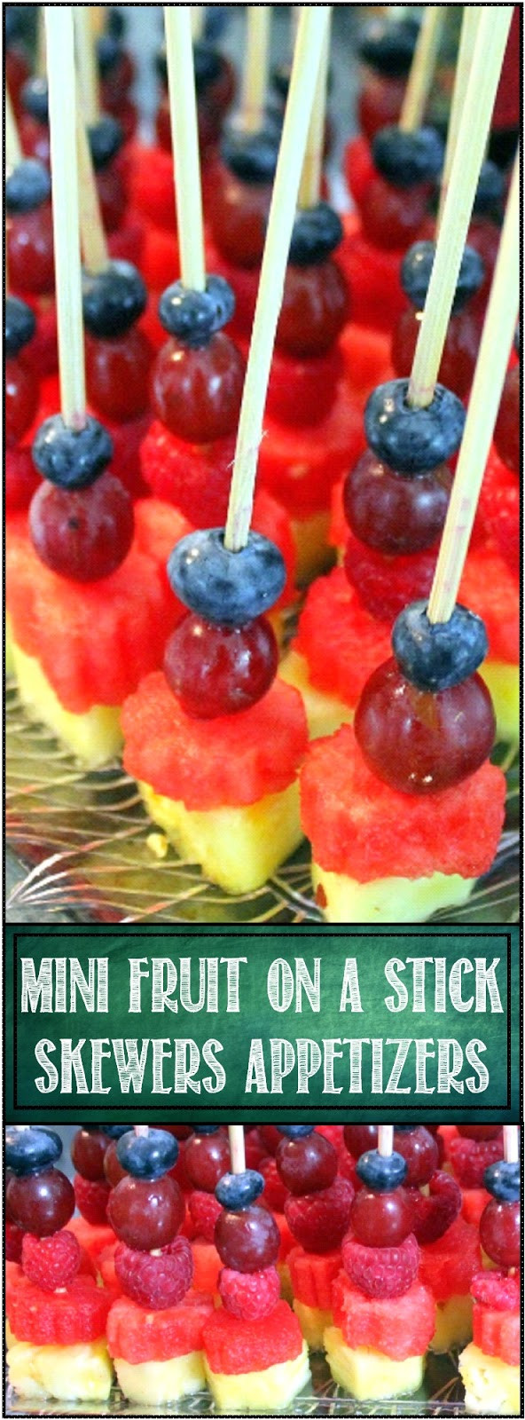 Fruit Skewer Appetizers
 52 Ways to Cook Mini Fruit on a stick Skewers Appetizers