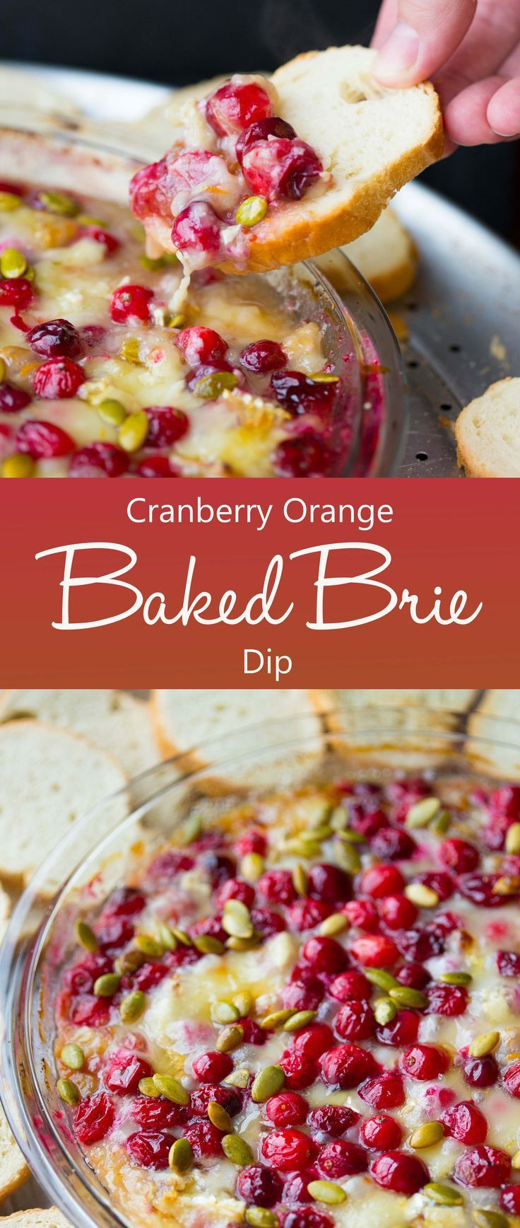 Fun Christmas Appetizers
 Cranberry orange baked brie dip is a super easy fun and