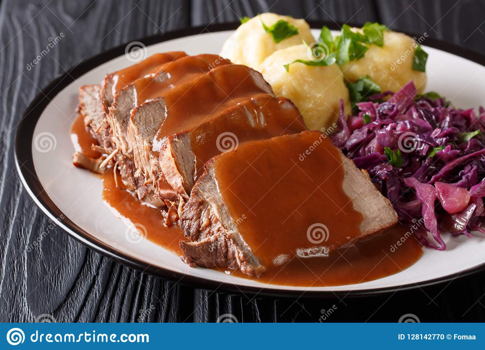 German Beef Stew
 German Sauerbraten Is A Beef Stew With A Spicy Sauce