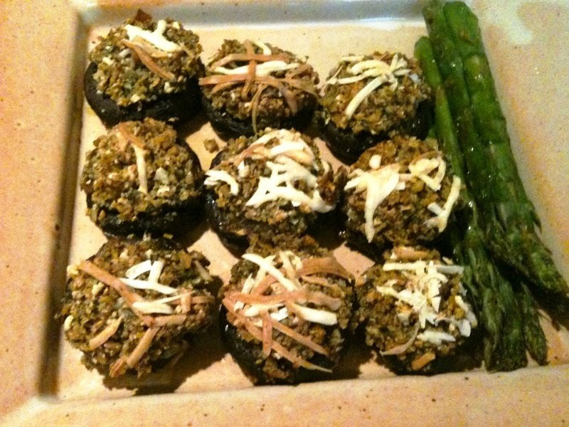 Giada Stuffed Mushrooms
 Savoree The End of a Chapter Not the Book