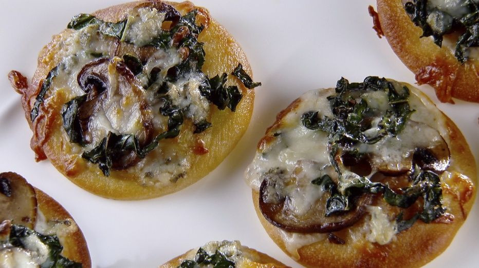 Giada Stuffed Mushrooms
 Roasted Mushroom and Kale Pizzette