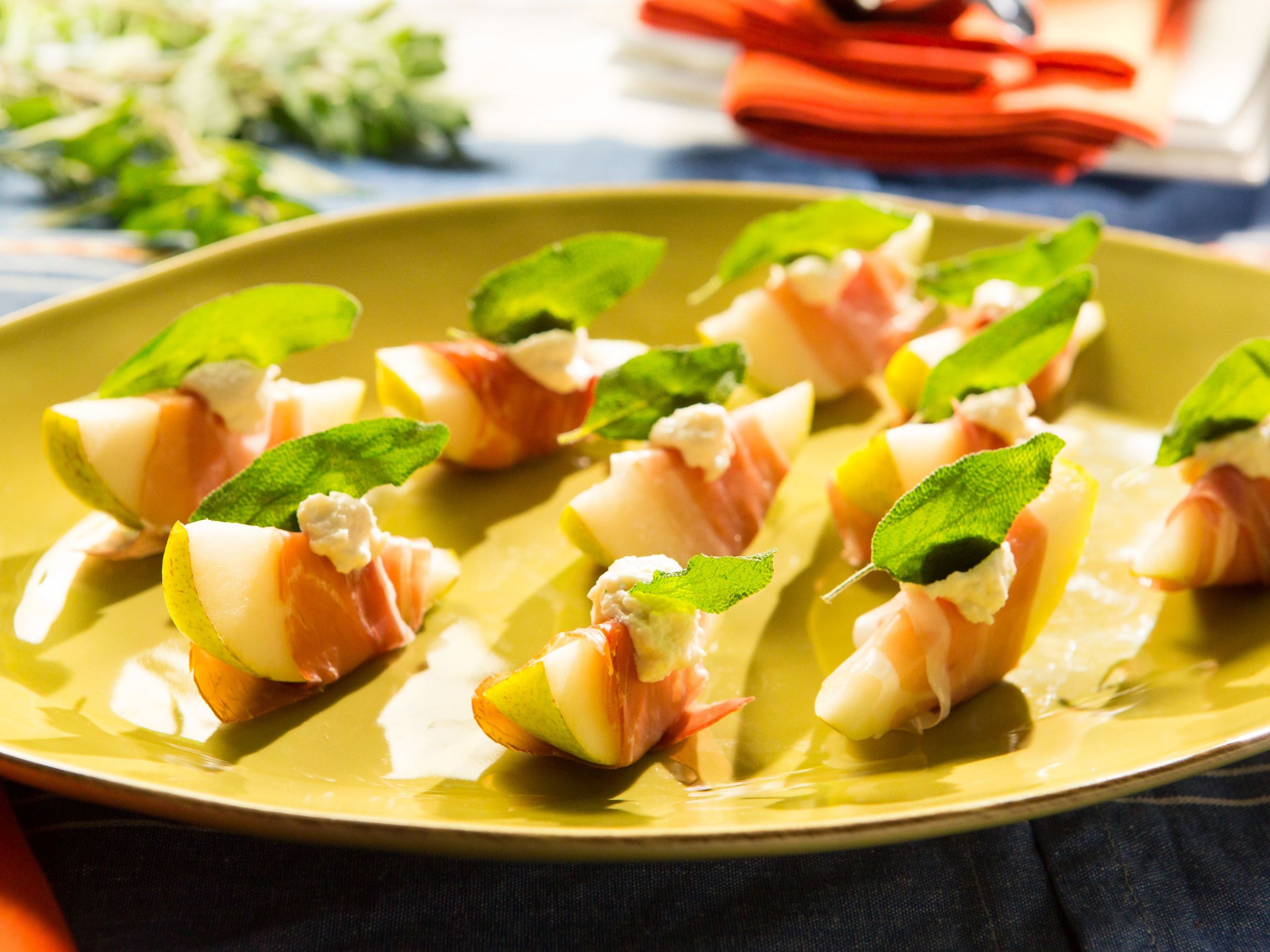 Gluten Free Appetizers Food Network
 Prosciutto Wrapped Pears Recipe