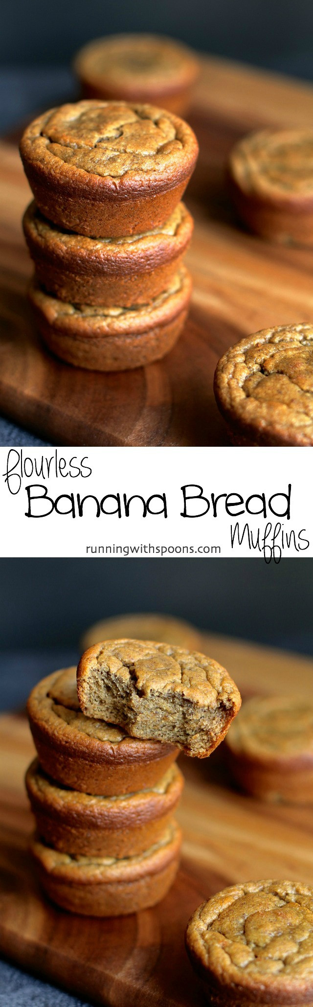 Gluten Free Banana Bread Muffins
 Flourless Banana Bread Muffins