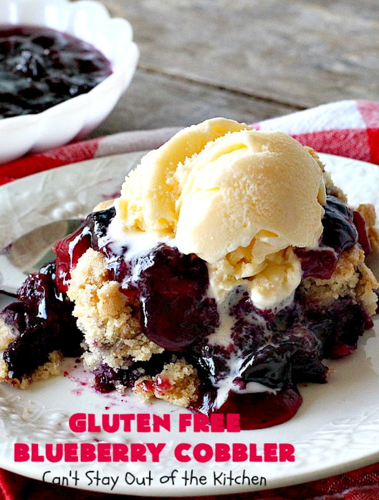 Gluten Free Blueberry Cobbler
 Gluten Free Blueberry Cobbler Can t Stay Out of the Kitchen