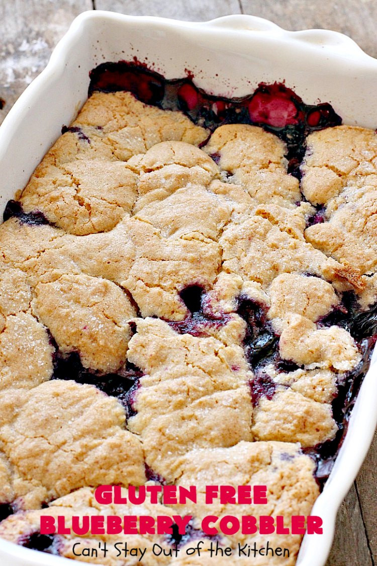 Gluten Free Blueberry Cobbler
 Gluten Free Blueberry Cobbler Can t Stay Out of the Kitchen
