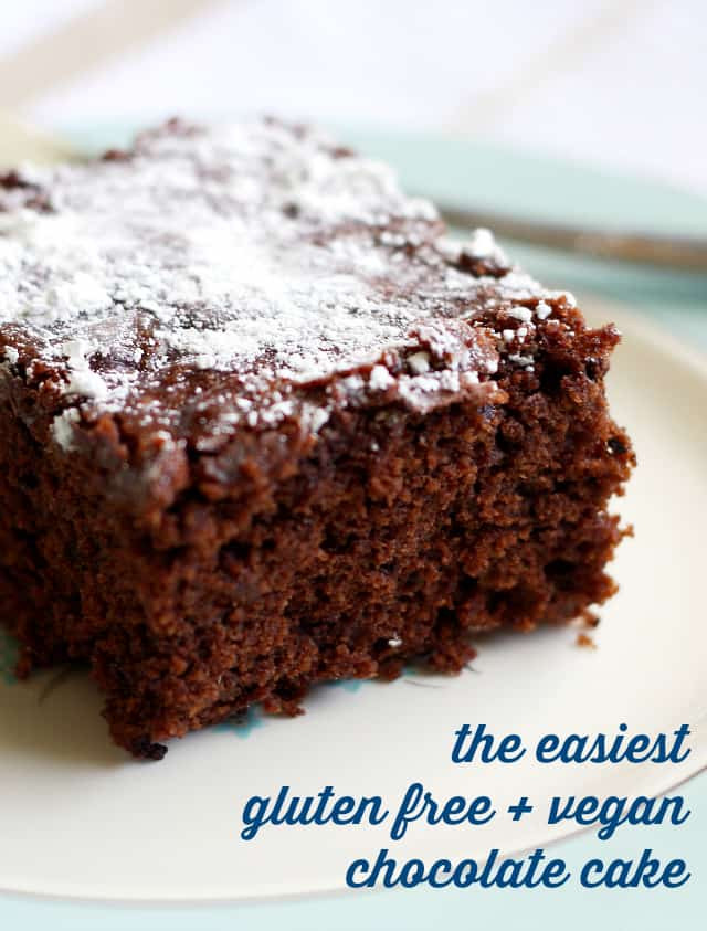 Gluten Free Cake Recipes Easy
 The Easiest Gluten Free and Vegan Chocolate Cake The