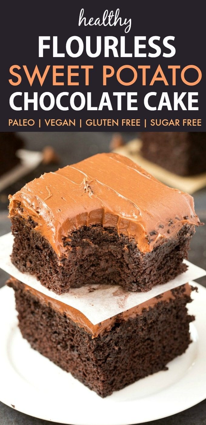 Gluten Free Cake Recipes Easy
 Flourless Sweet Potato Chocolate Cake Paleo Vegan