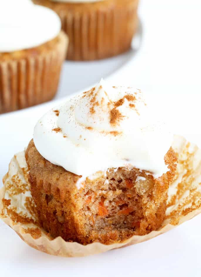 Gluten Free Carrot Cake Muffins
 Gluten Free Carrot Cake Cupcakes with Cream Cheese Frosting