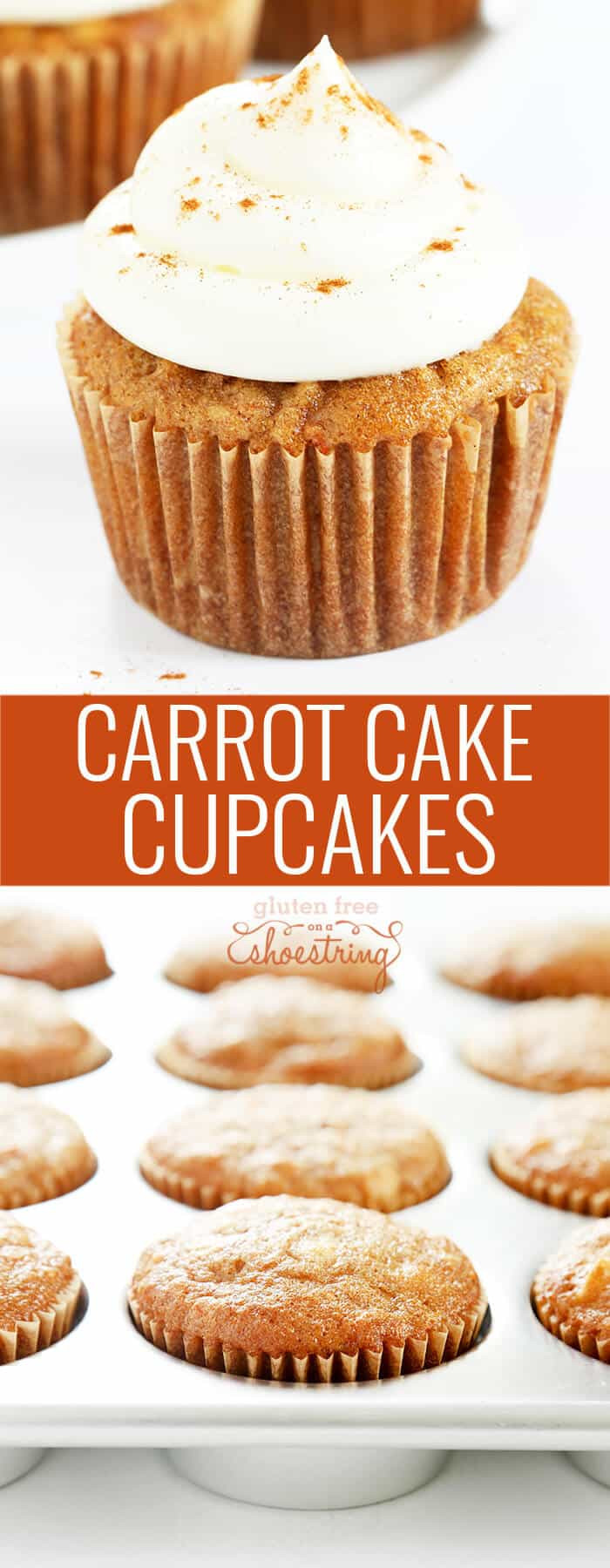 Gluten Free Carrot Cake Muffins
 Gluten Free Carrot Cake Cupcakes with Cream Cheese Frosting