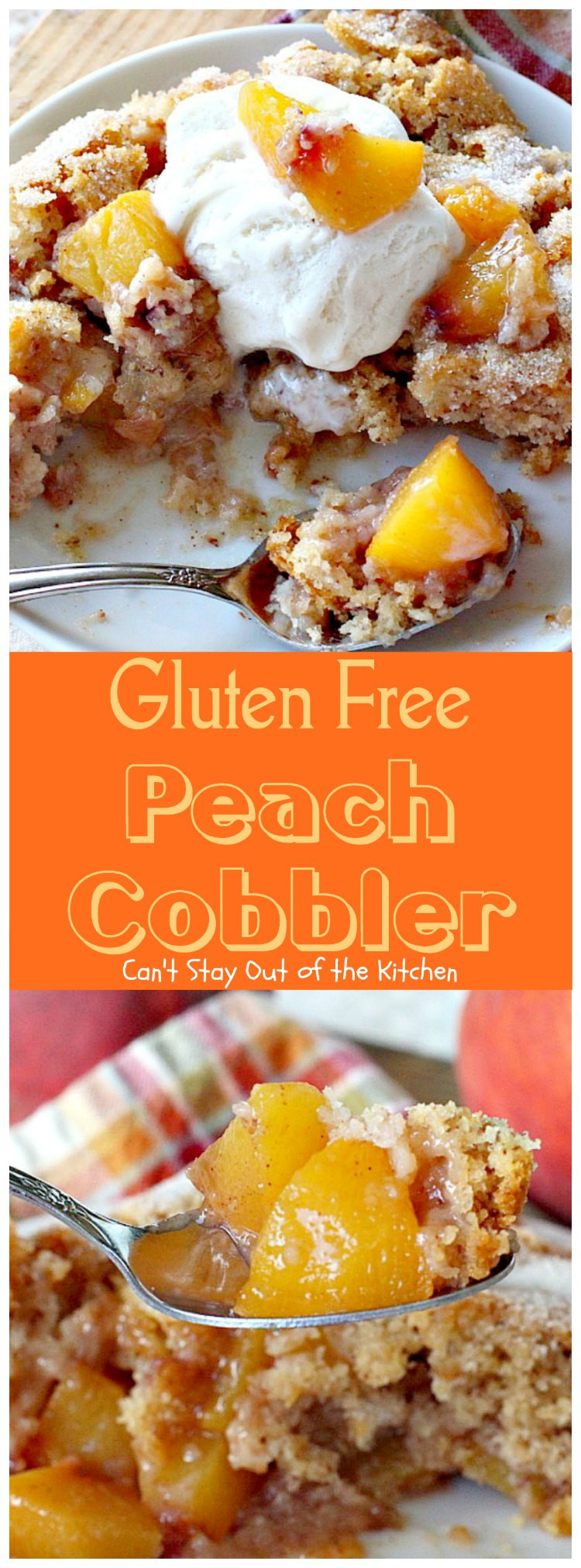 Gluten Free Cobbler
 Gluten Free Peach Cobbler Can t Stay Out of the Kitchen