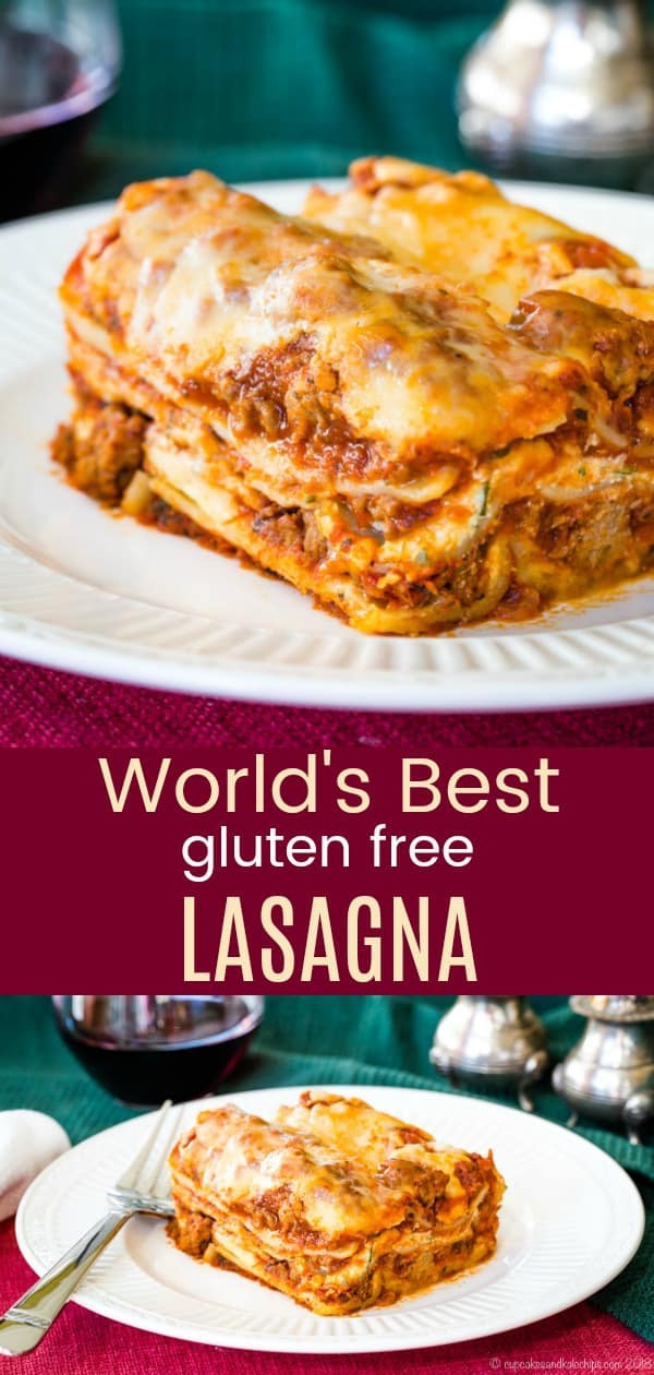 Gluten Free Lasagna Recipe
 World s Best Gluten Free Lasagna Recipe Cupcakes & Kale