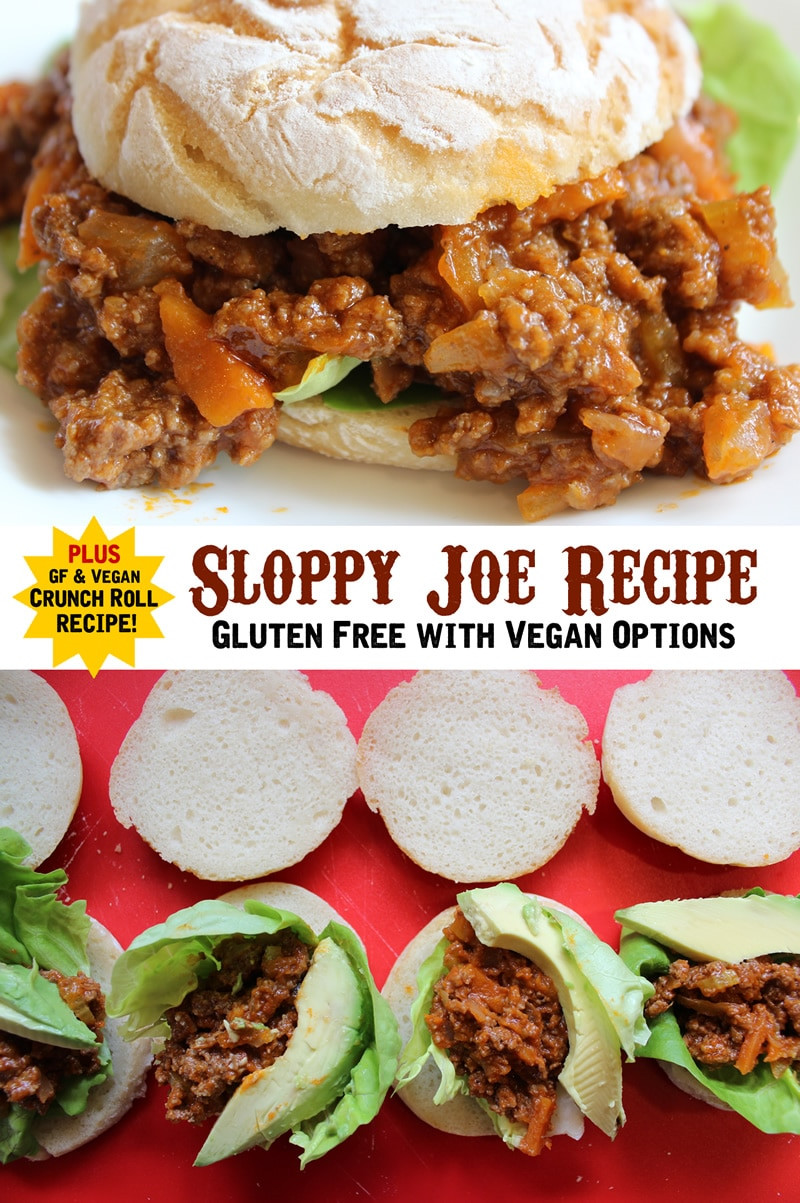 Gluten Free Sloppy Joes
 EASY Gluten Free Sloppy Joe Recipe with Vegan Options