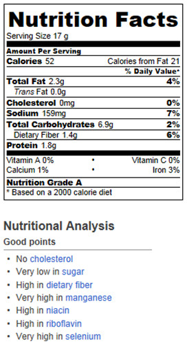 Goldfish Crackers Nutrition
 Healthy Goldfish Crackers Calories and Nutrition Facts
