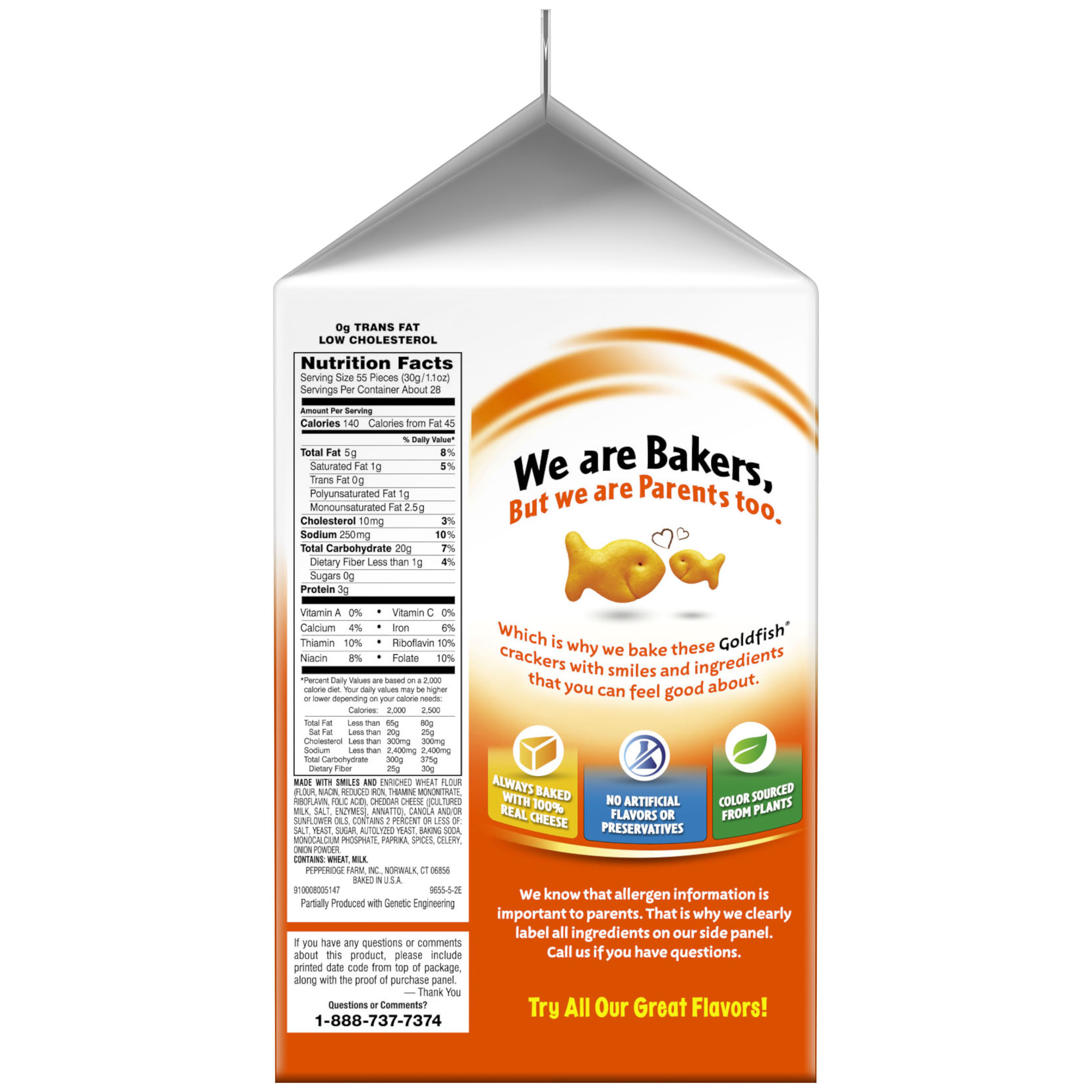 Goldfish Crackers Nutrition
 Baby Goldfish Nutrition Facts – Nutrition Ftempo