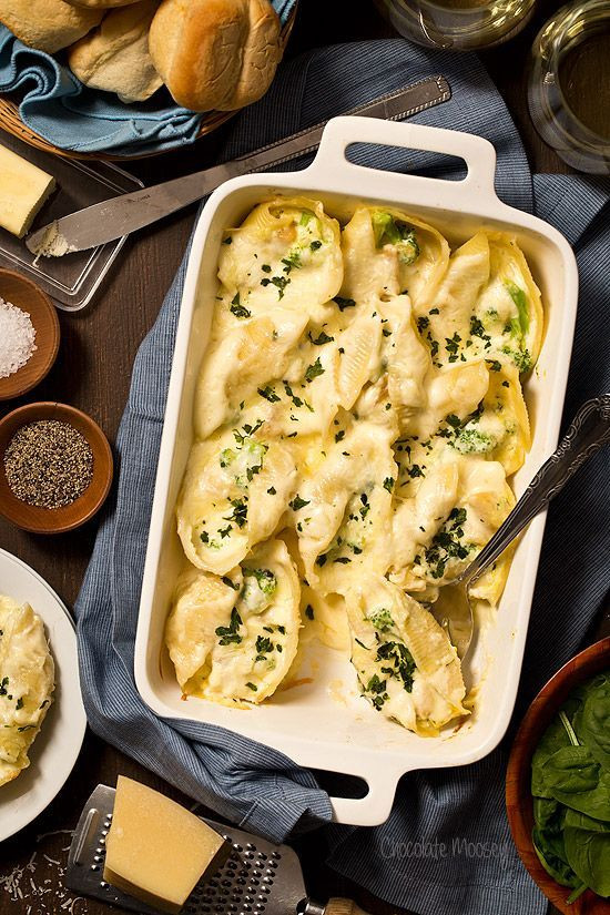 Good Dinners For Two
 Check out Chicken Broccoli Alfredo Stuffed Shells For Two