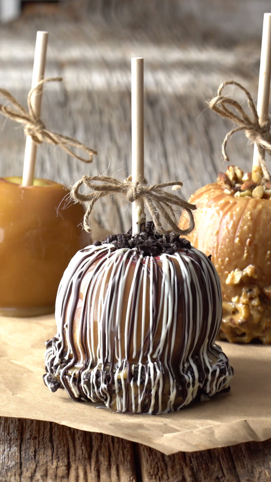 Gourmet Candy Apple Recipes
 Over the Top Caramel Apples Recipe