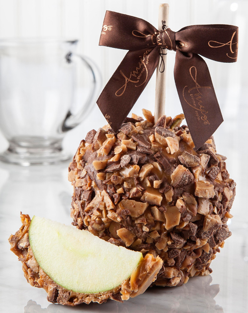 Gourmet Caramel Apples Delivery
 Caramel Toffee Apple