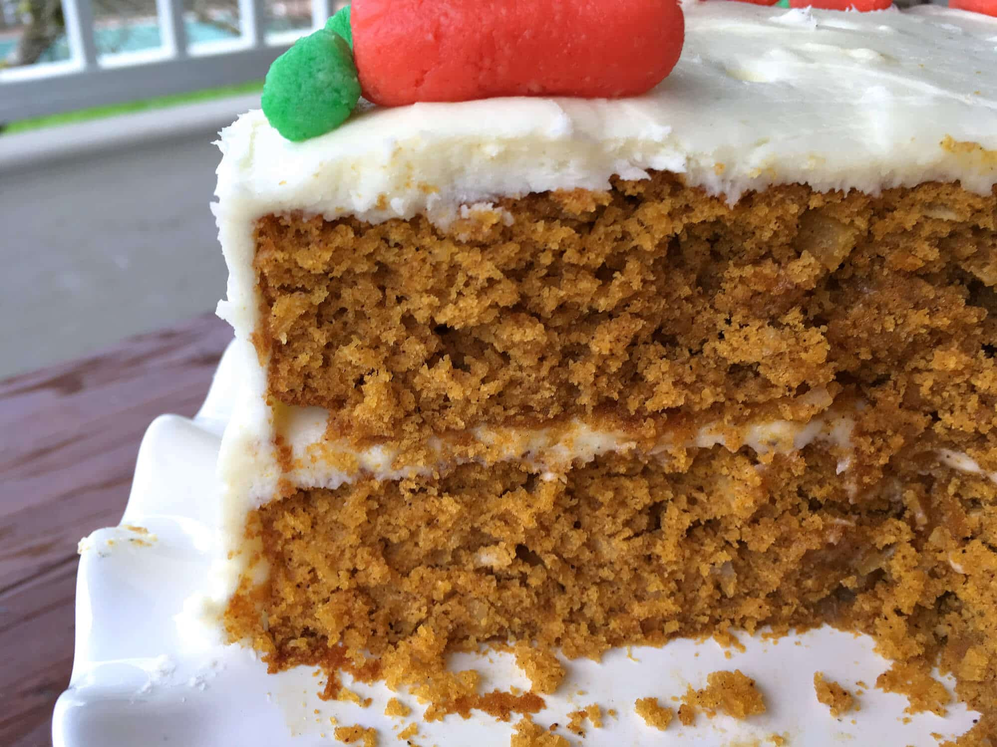 Gourmet Carrot Cake
 Best Gluten Free Carrot Cake with Marzipan Carrots The
