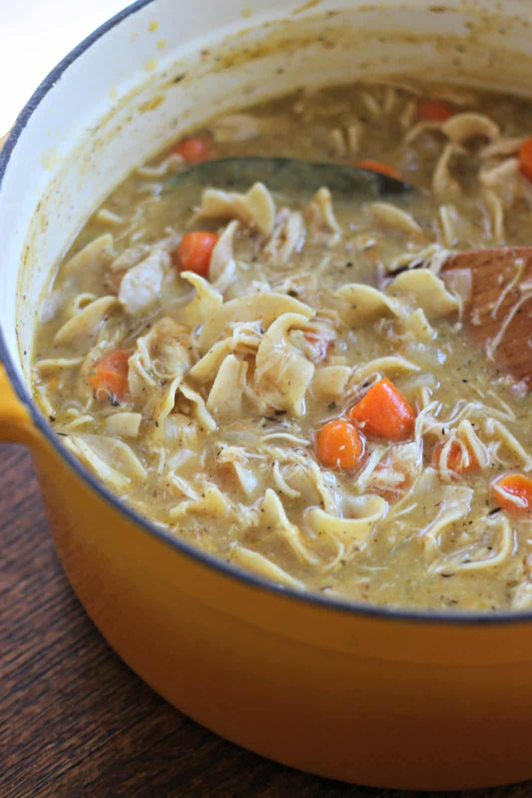 Gourmet Chicken Noodle Soup
 Creamy Chicken Noodle Soup The Gourmet RD