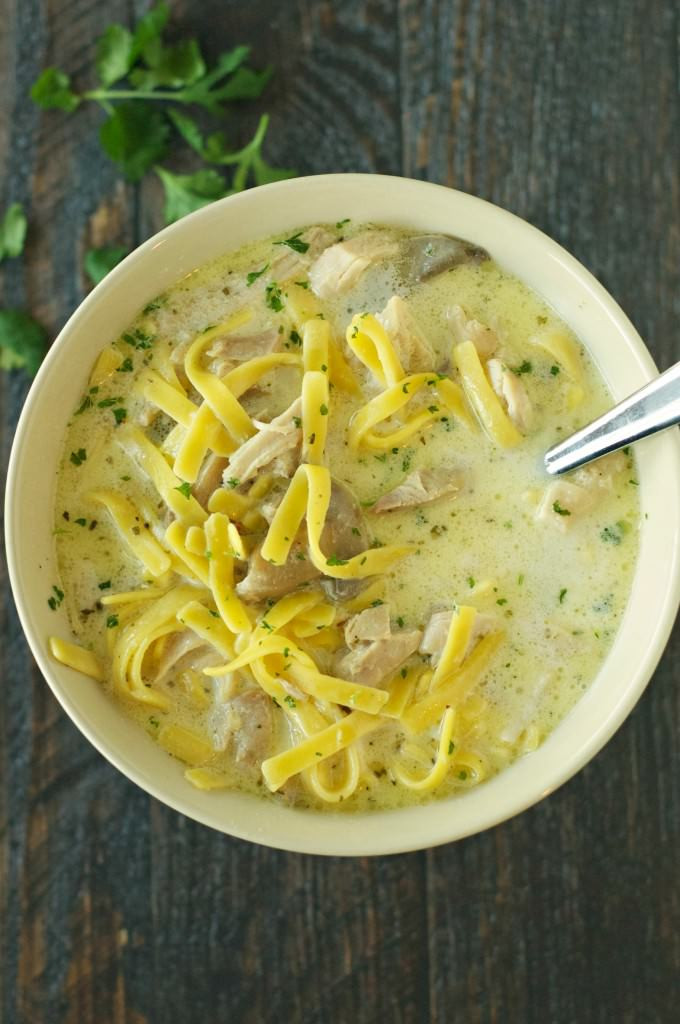 Gourmet Chicken Noodle Soup
 Slow Cooker Creamy Chicken Noodle Soup Slow Cooker Gourmet