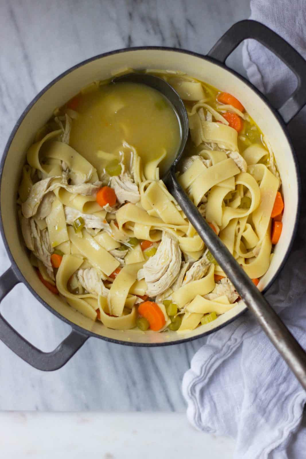 Gourmet Chicken Noodle Soup
 Old Fashioned Chicken Noodle Soup The Gourmet RD