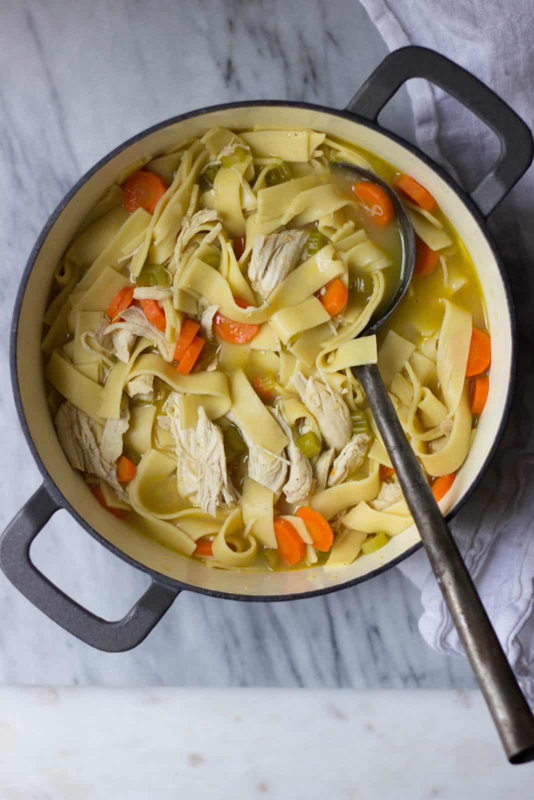 Gourmet Chicken Noodle Soup
 Old Fashioned Chicken Noodle Soup The Gourmet RD