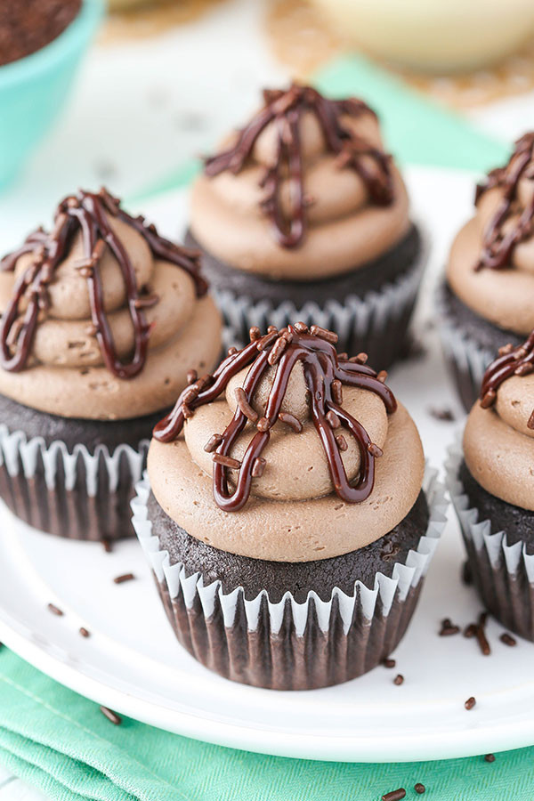 Gourmet Chocolate Cupcakes Recipe
 Baileys Chocolate Cupcakes Life Love and Sugar