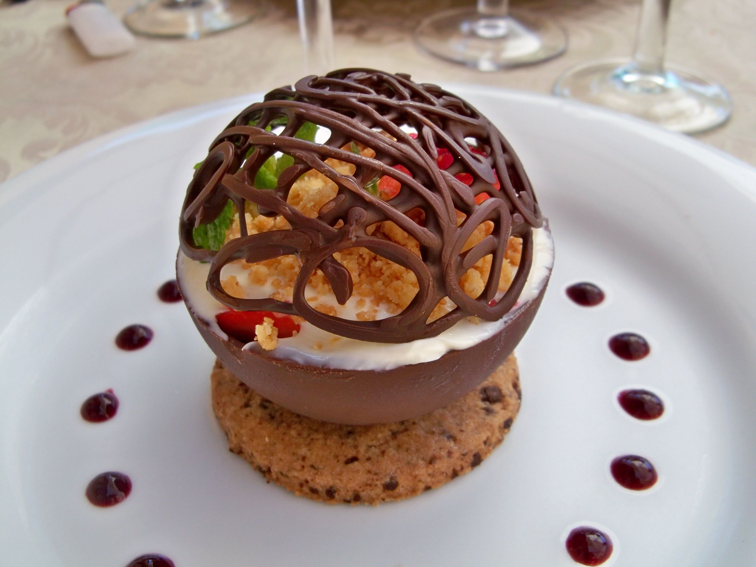 Gourmet Chocolate Desserts
 A new take on the wonder ball a little bit of cookie a