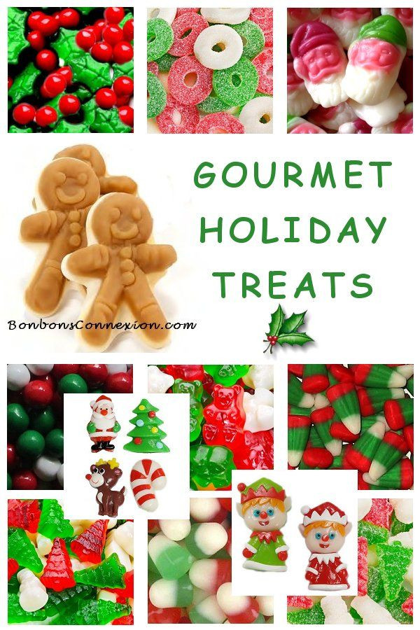 Gourmet Christmas Candy
 Delightful assortment of gourmet holiday candy gummy and