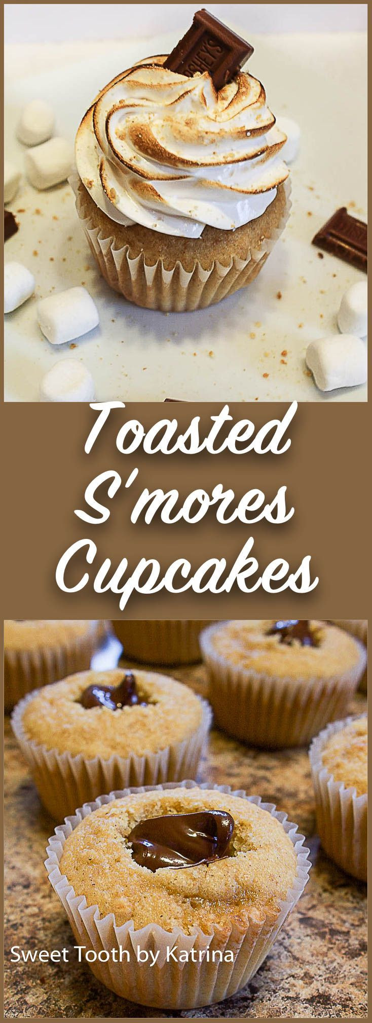 Gourmet Cupcakes Recipes
 Hershey’s Filled S’mores Cupcakes