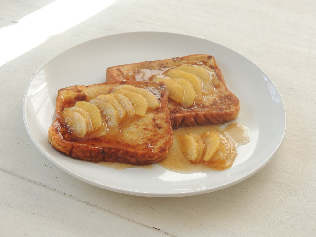 Gourmet French Toast
 Apple cinnamon french toast