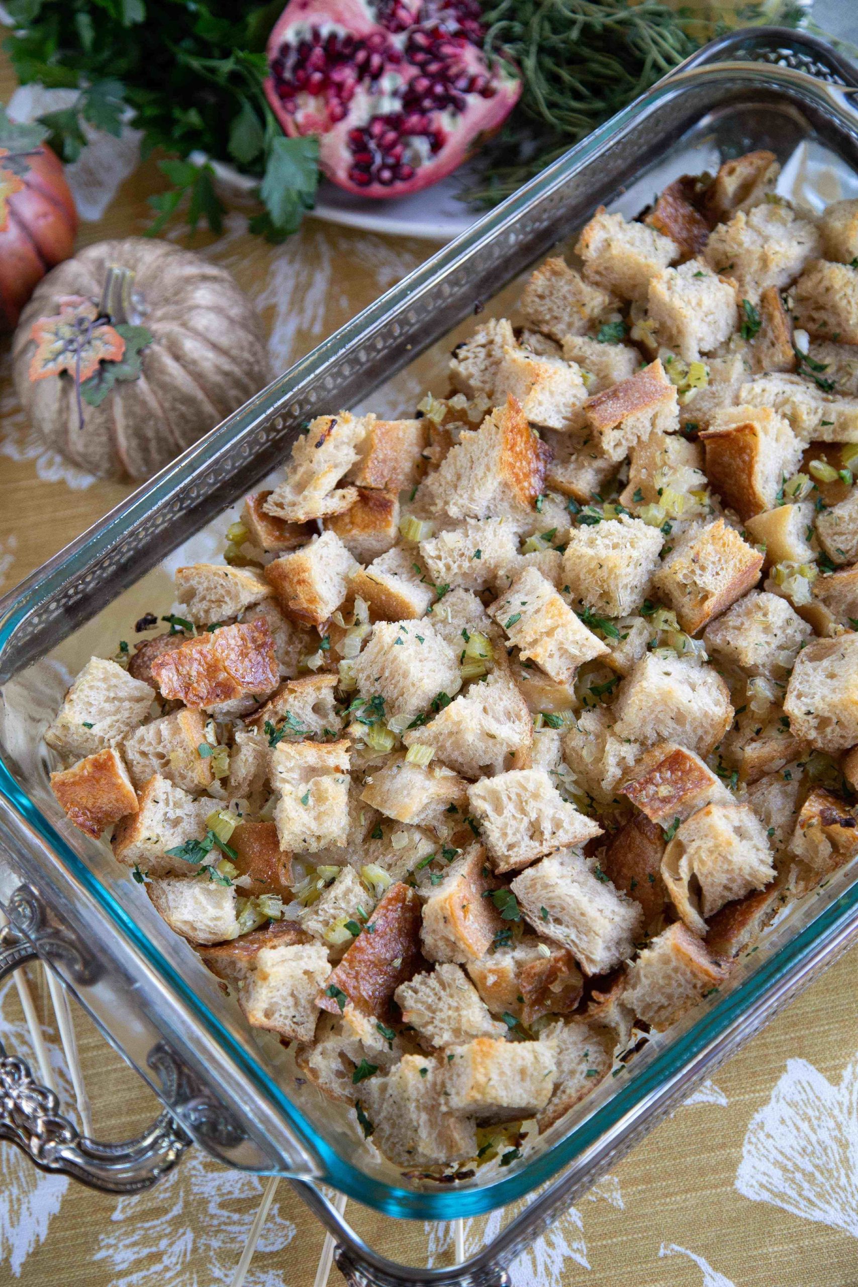 Gourmet Vegetarian Thanksgiving Recipes
 Easy Ve arian Sourdough Stuffing