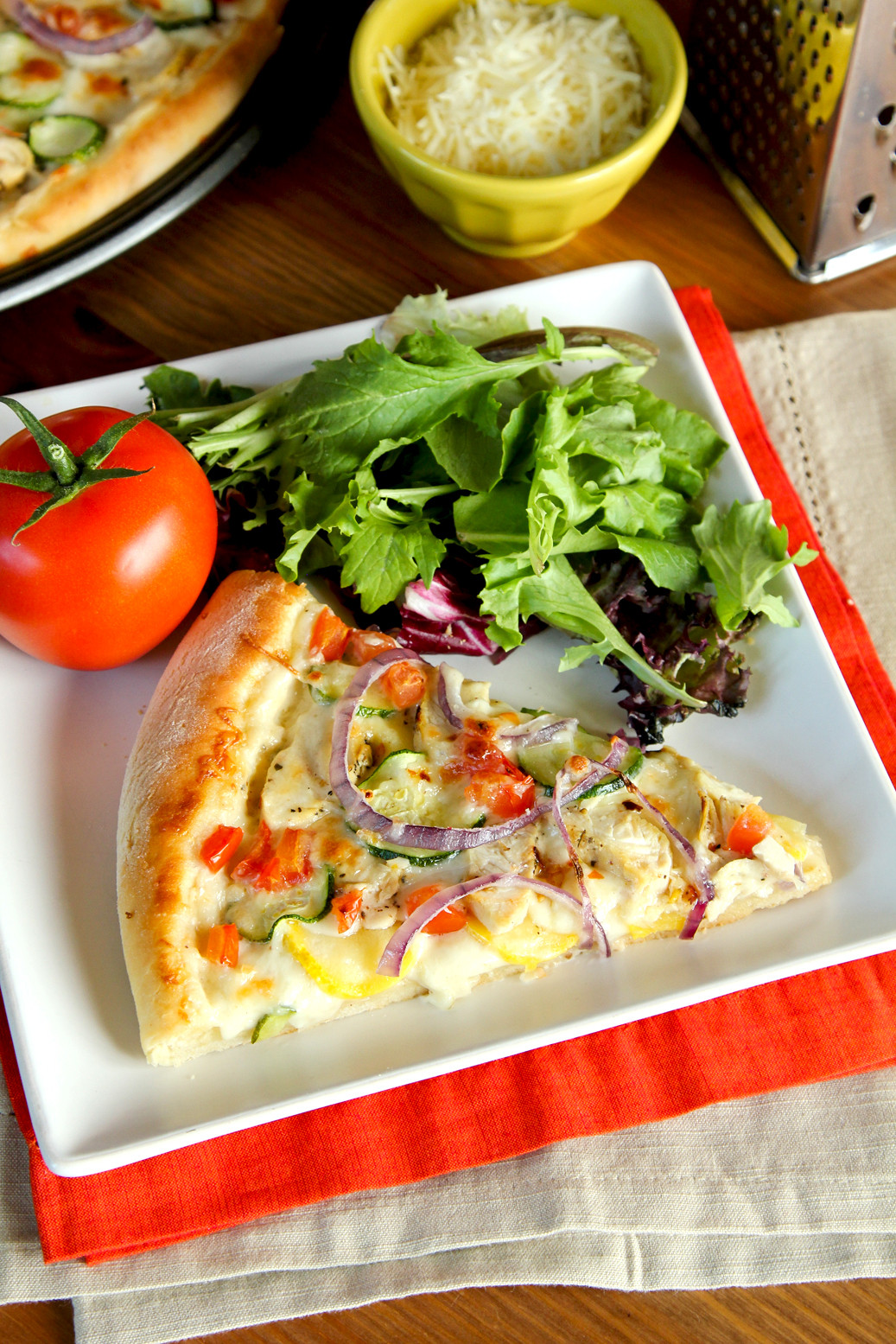 Gourmet Veggie Pizza
 Chicken Veggie Pizza A Dough Recipe Life Made Simple